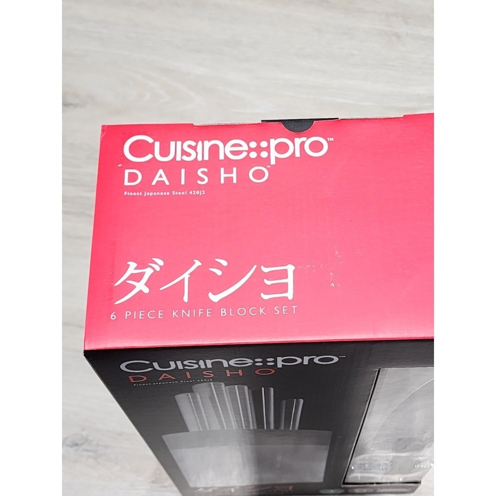 Cruisine Pro Daisho 6 Piece Knife Block Set Finest Japanese Stainless Steel - Picture 7 of 7